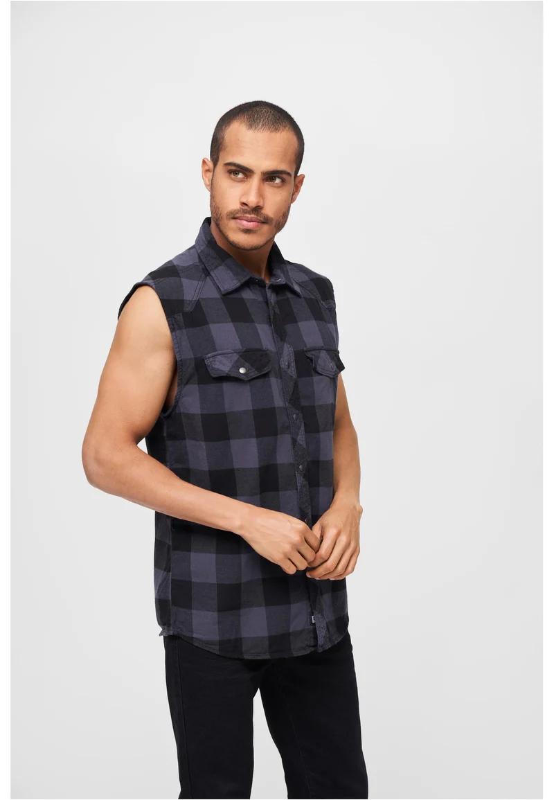 B Checkshirt Sleeveless