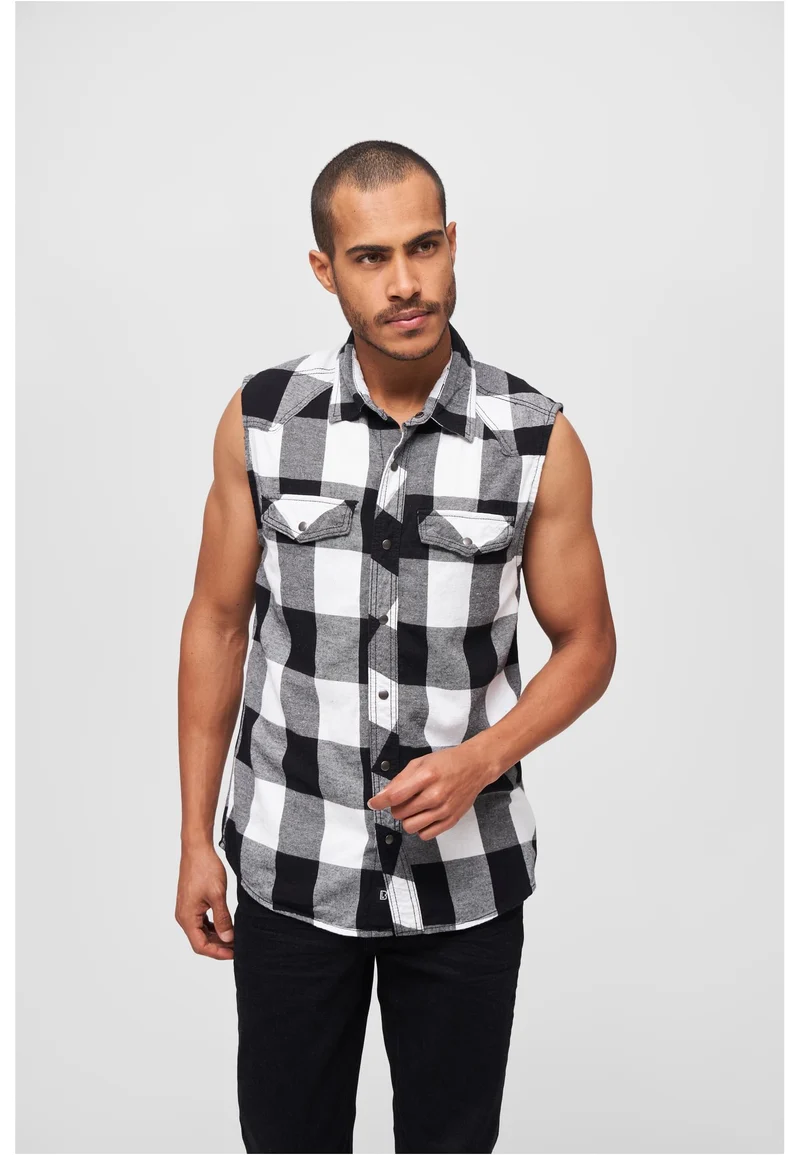 B Checkshirt Sleeveless