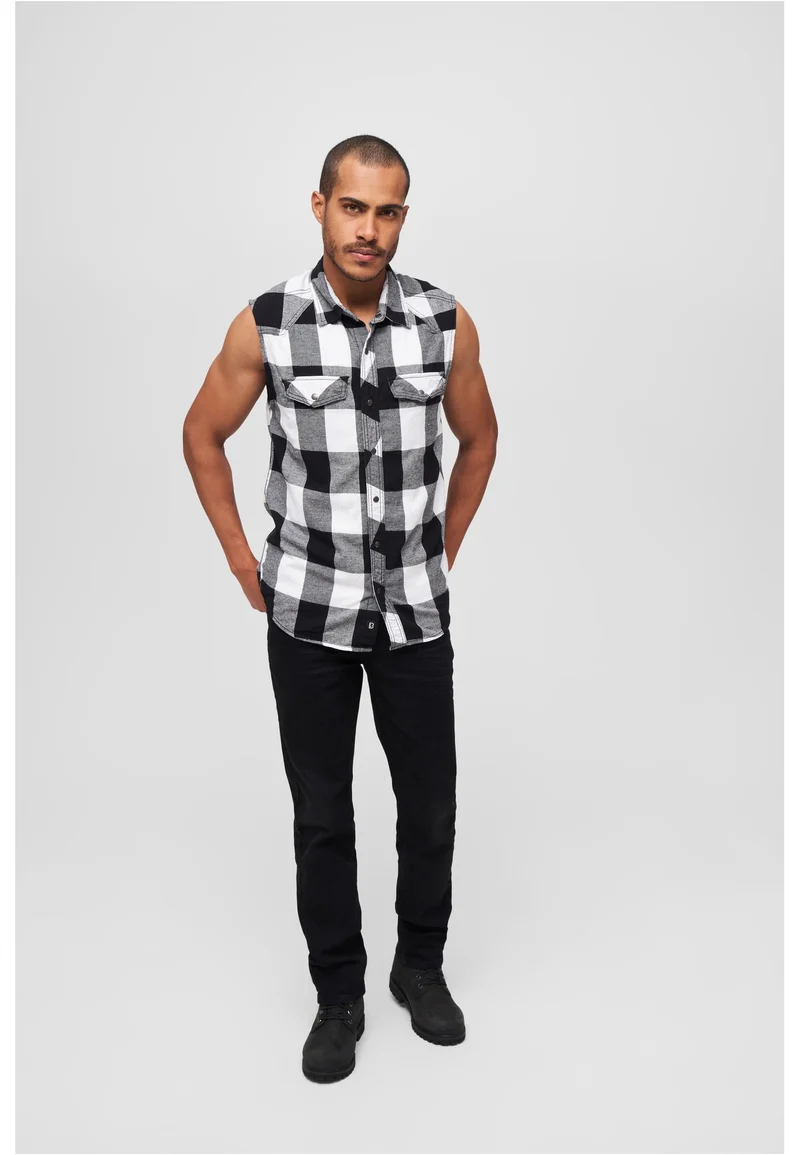 B Checkshirt Sleeveless