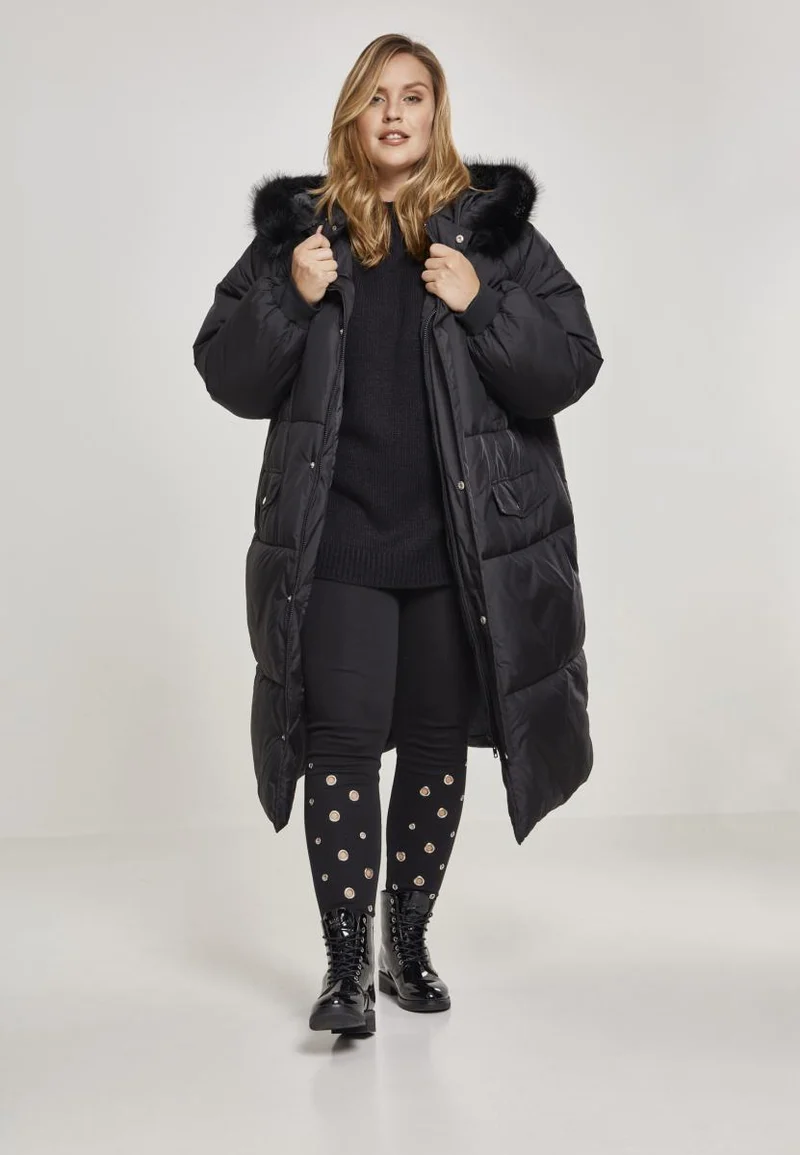 UC Oversize Faux Fur Puffer Coat