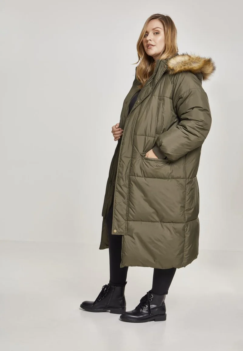 UC Oversize Faux Fur Puffer Coat