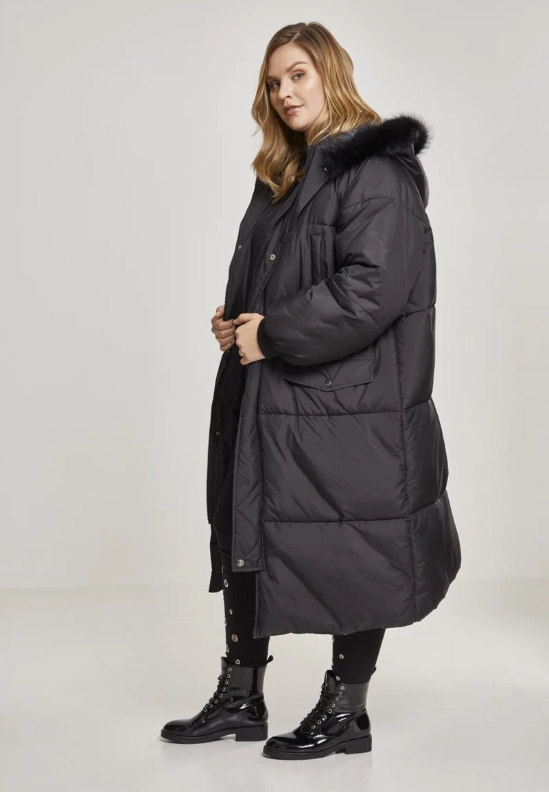 UC Oversize Faux Fur Puffer Coat