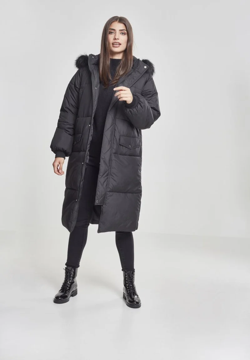 UC Oversize Faux Fur Puffer Coat