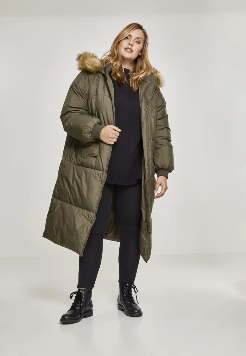 UC Oversize Faux Fur Puffer Coat