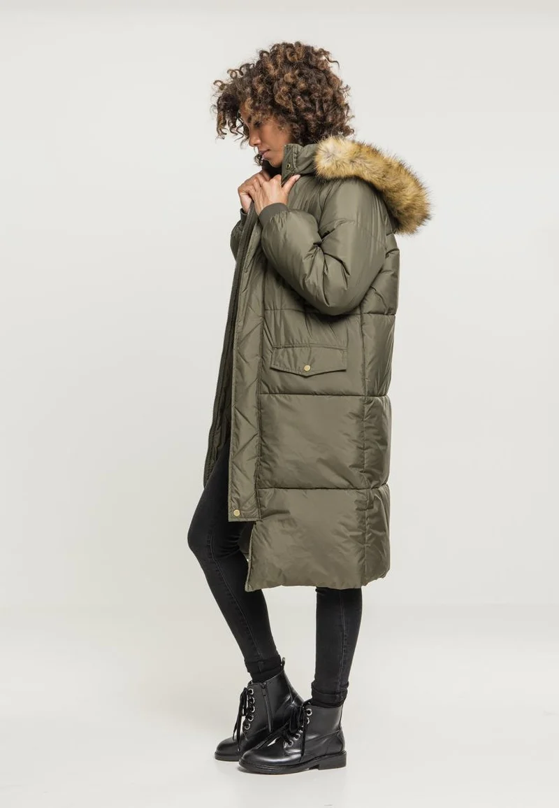 UC Oversize Faux Fur Puffer Coat