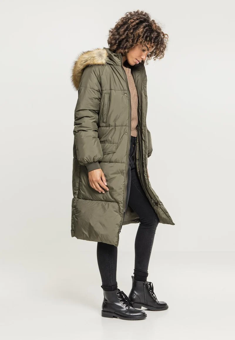 UC Oversize Faux Fur Puffer Coat