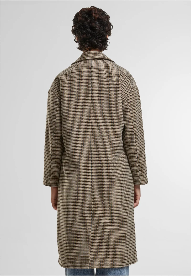 UC Oversized Plaid Coat