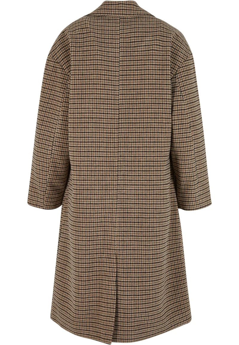 UC Oversized Plaid Coat