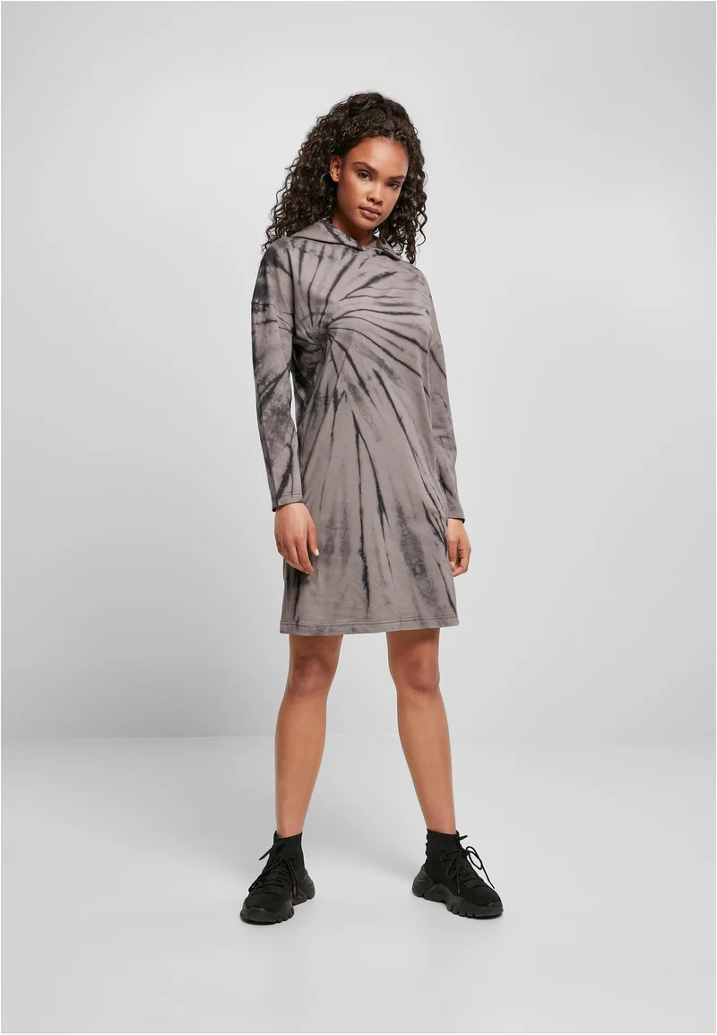 UC Oversized Tie Dye Hoody Dress