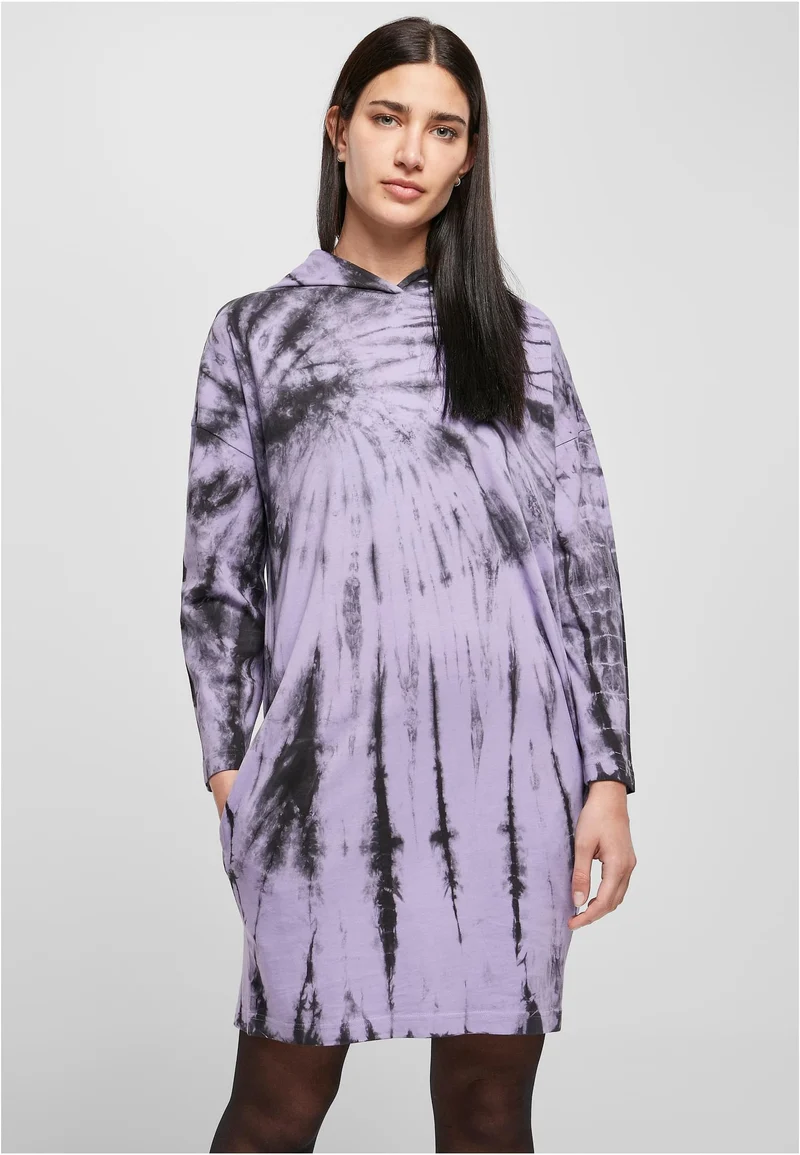 UC Oversized Tie Dye Hoody Dress