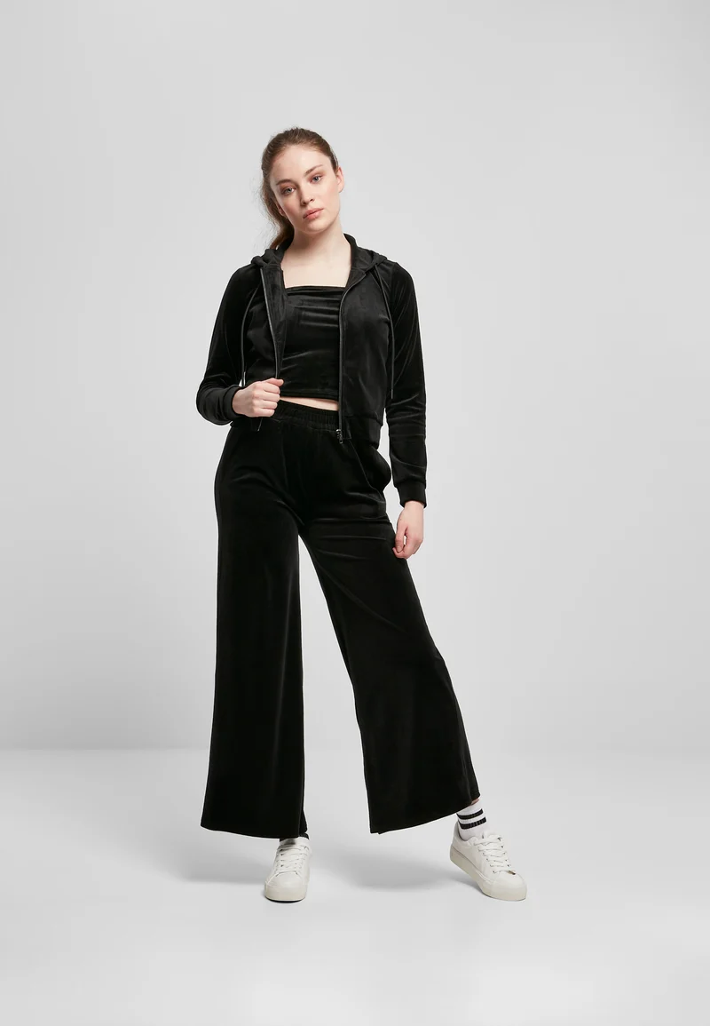UC High Waist Straight Velvet
