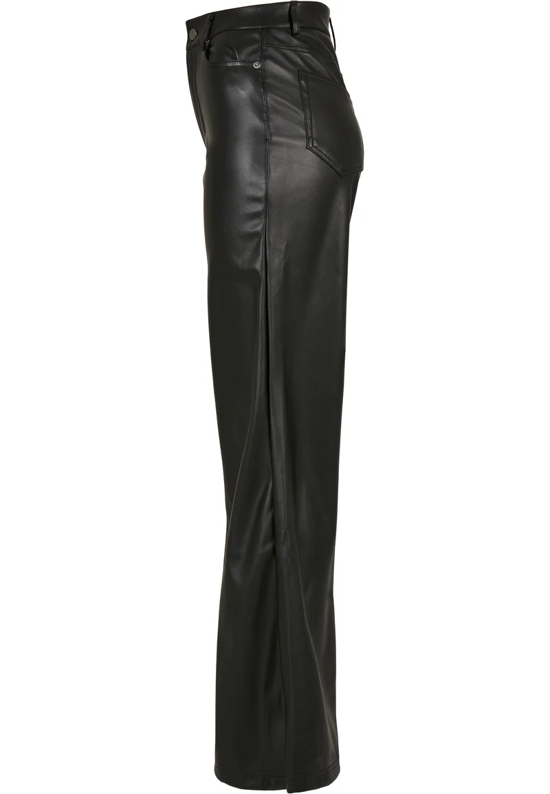 UC Faux Leather Wide Leg Pants