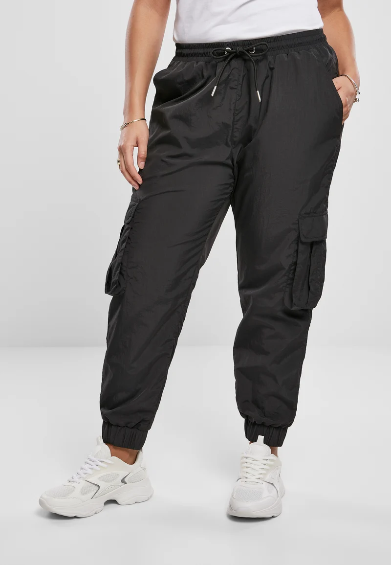 UC High Waist Crinkle Nylon Cargo Pants