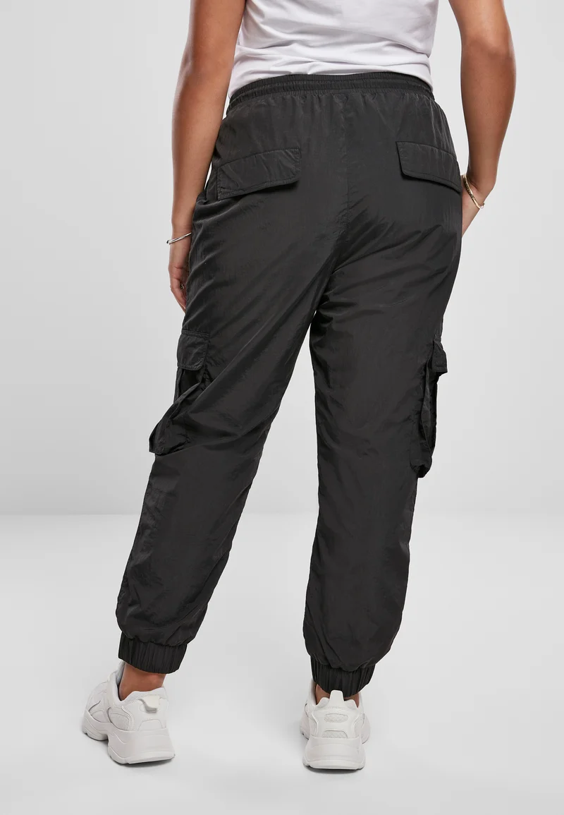 UC High Waist Crinkle Nylon Cargo Pants