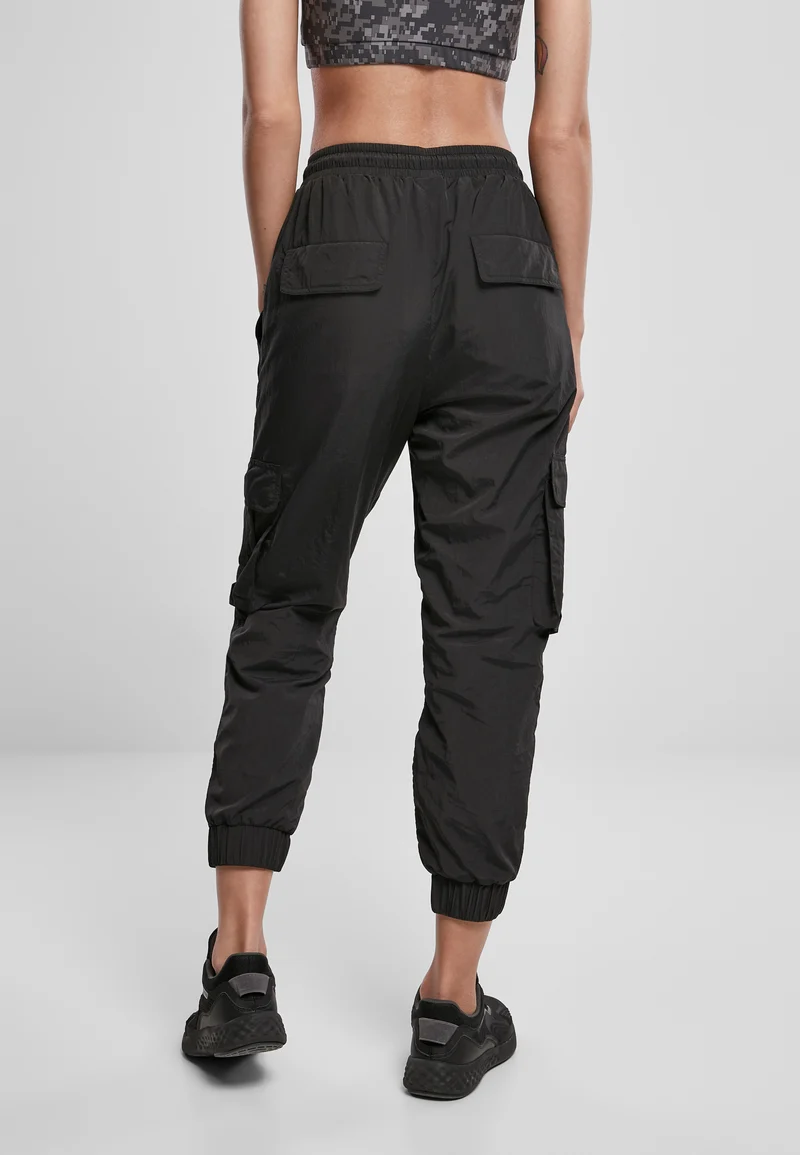 UC High Waist Crinkle Nylon Cargo Pants