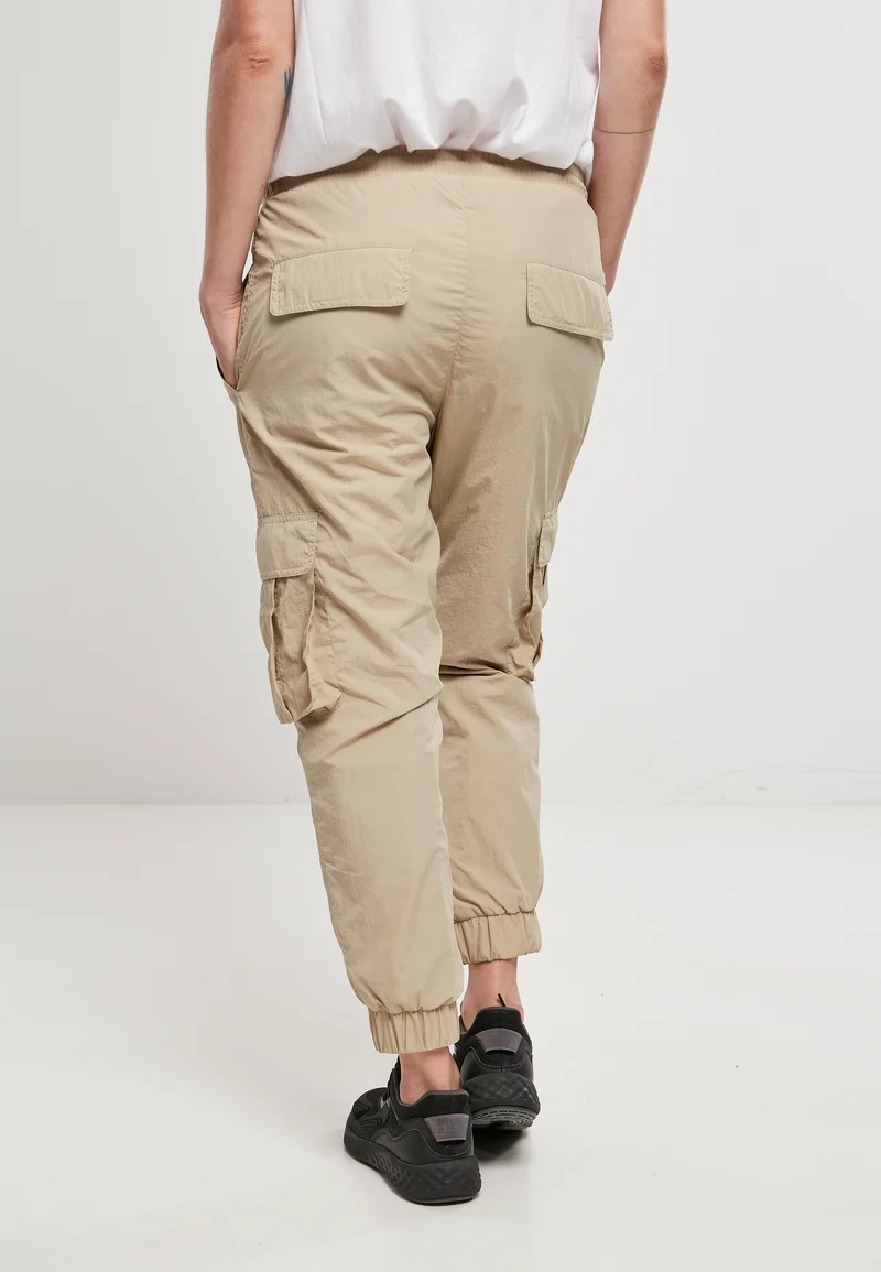 UC High Waist Crinkle Nylon Cargo Pants