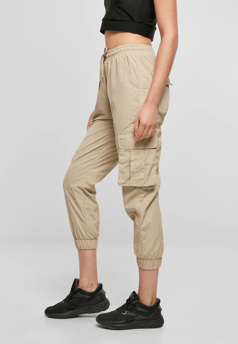 UC High Waist Crinkle Nylon Cargo Pants
