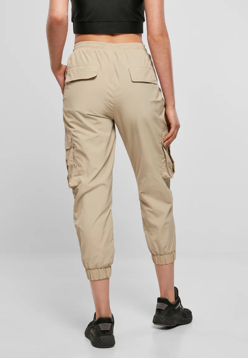UC High Waist Crinkle Nylon Cargo Pants