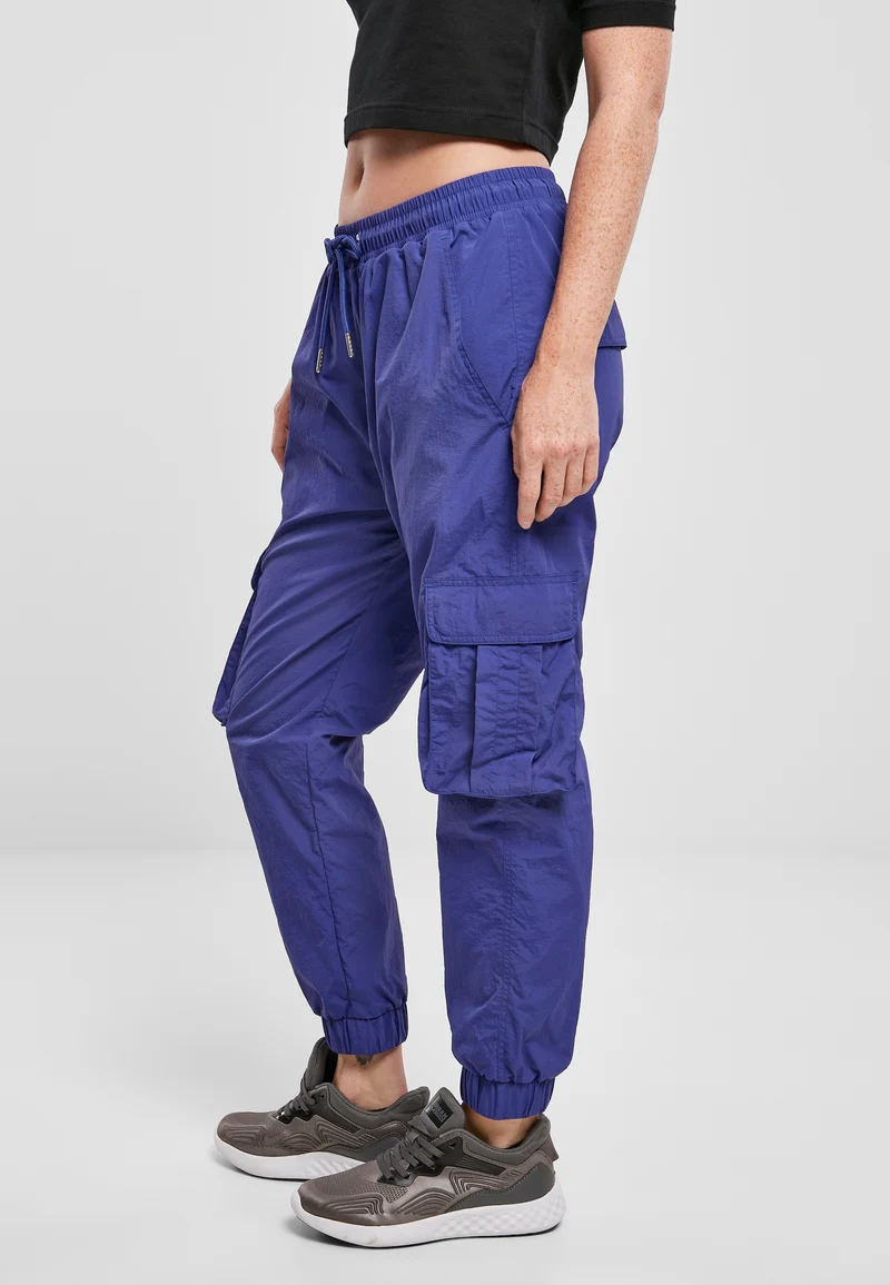UC High Waist Crinkle Nylon Cargo Pants