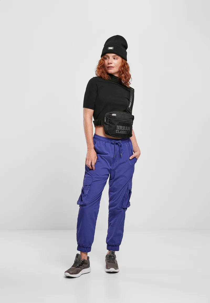 UC High Waist Crinkle Nylon Cargo Pants