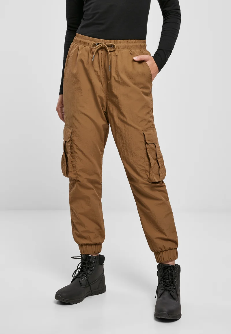 UC High Waist Crinkle Nylon Cargo Pants