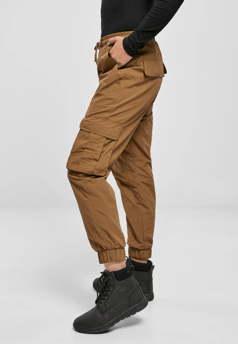 UC High Waist Crinkle Nylon Cargo Pants