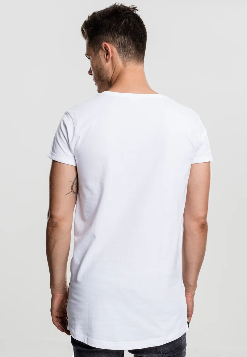 UC Long Shaped Side Zip Tee