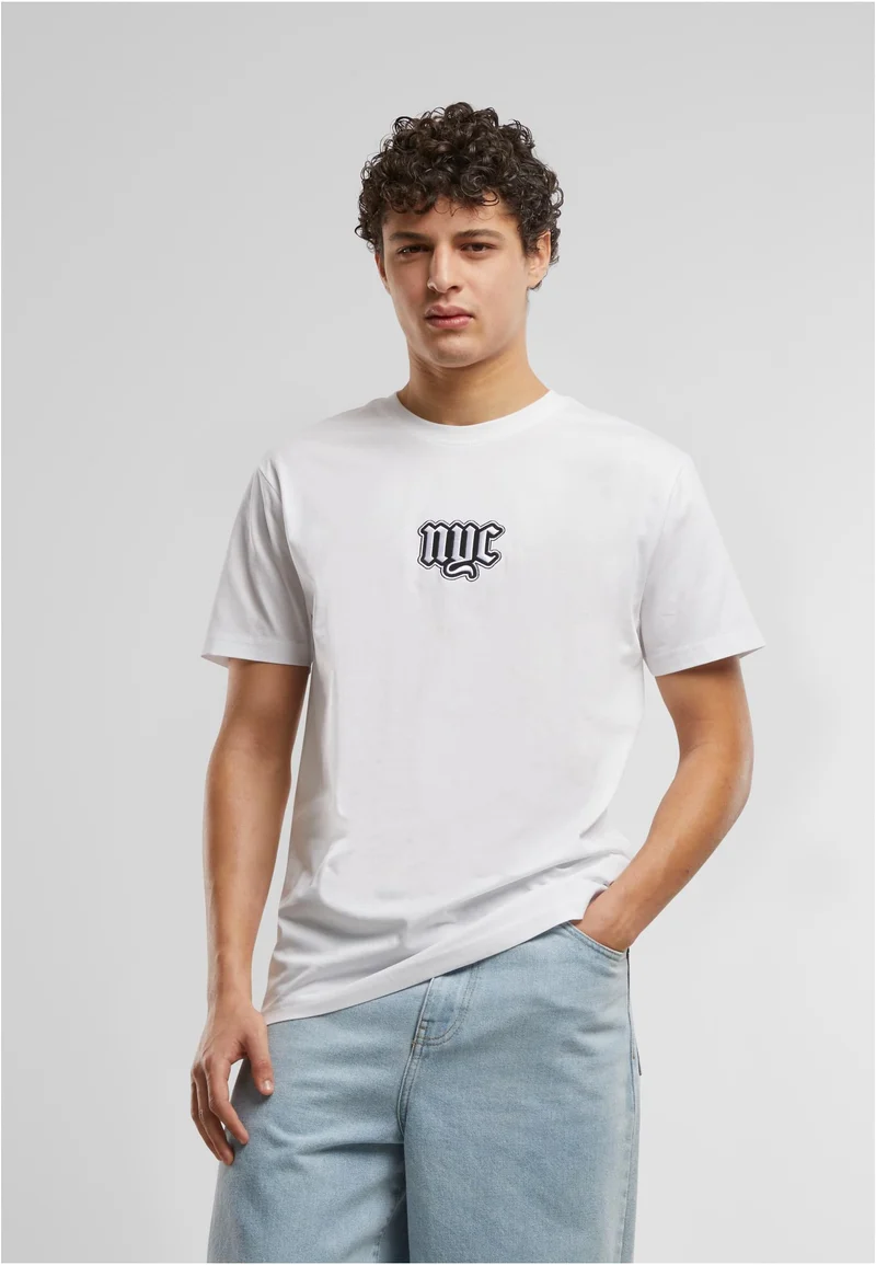 MT NYC Old English Wording Patch Tee