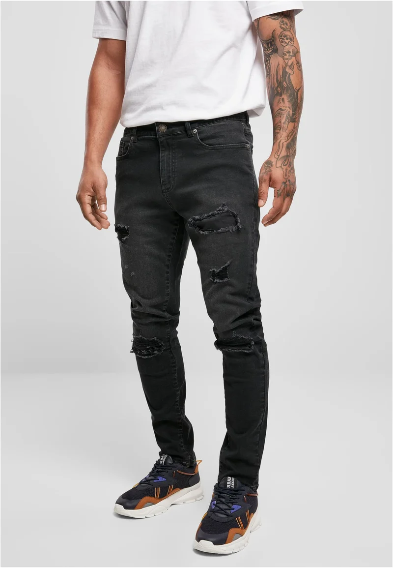 UC Heavy Destroyed Slim Fit Jeans