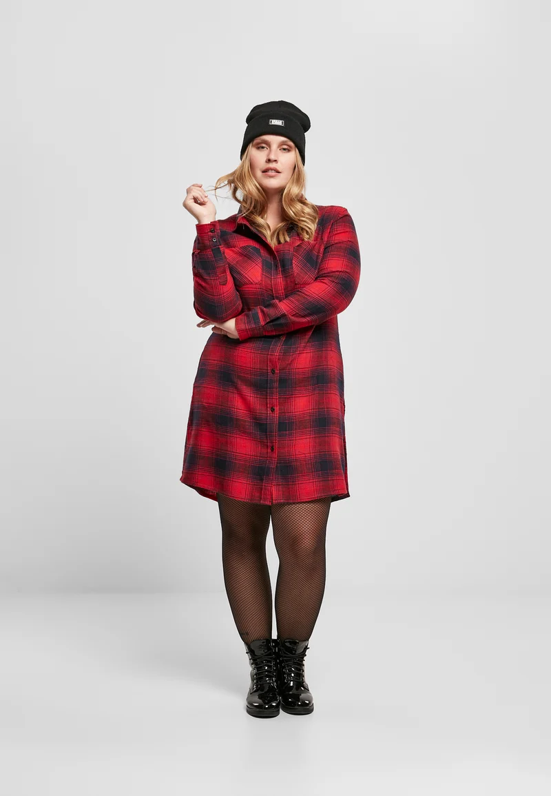 UC Check Shirt Dress
