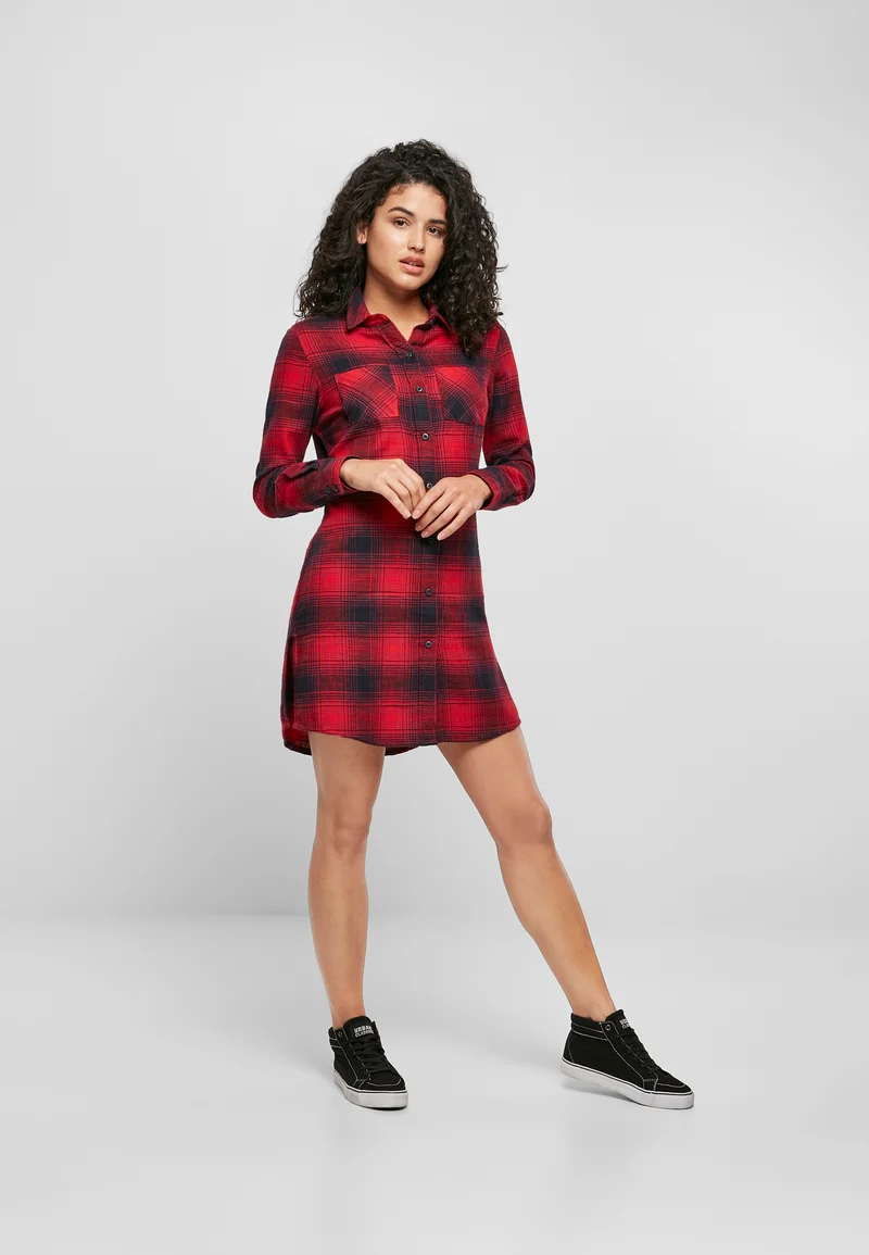 UC Check Shirt Dress