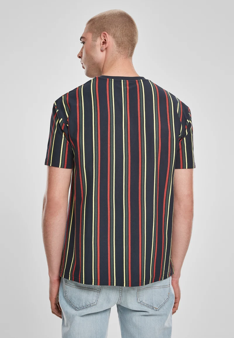 UC Printed Oversized Retro Stripe Tee