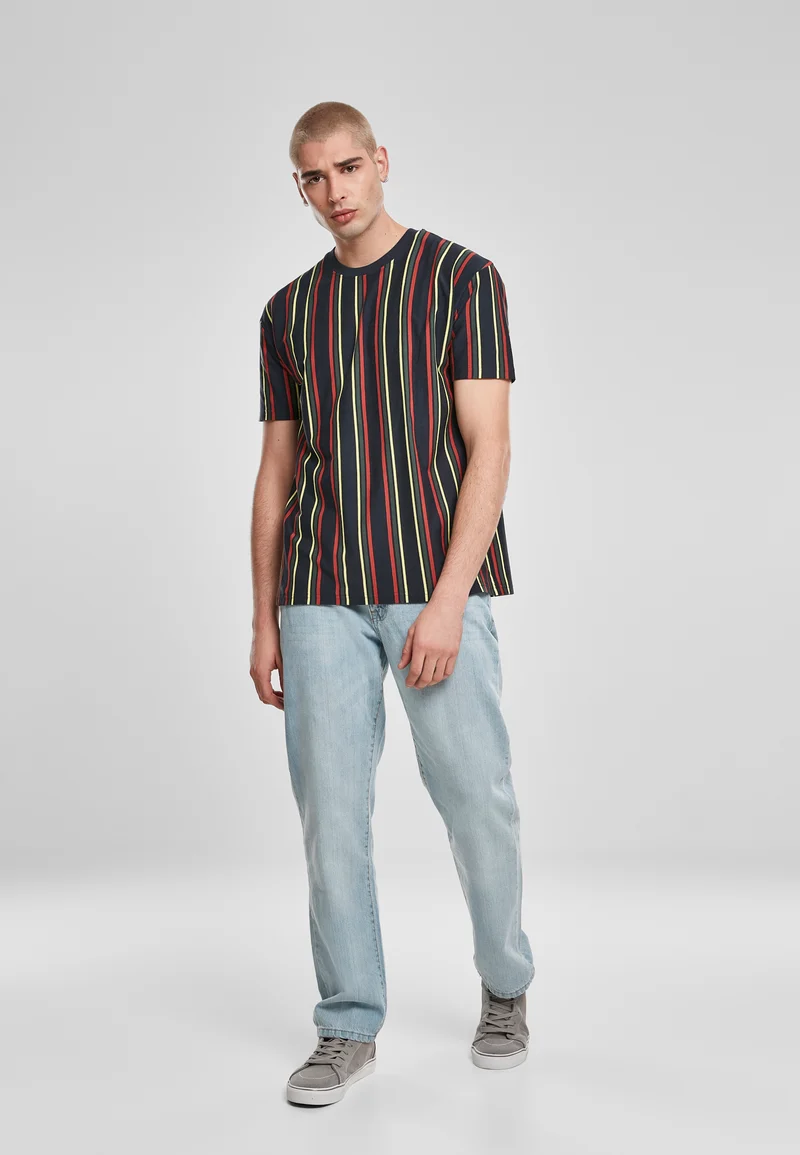 UC Printed Oversized Retro Stripe Tee