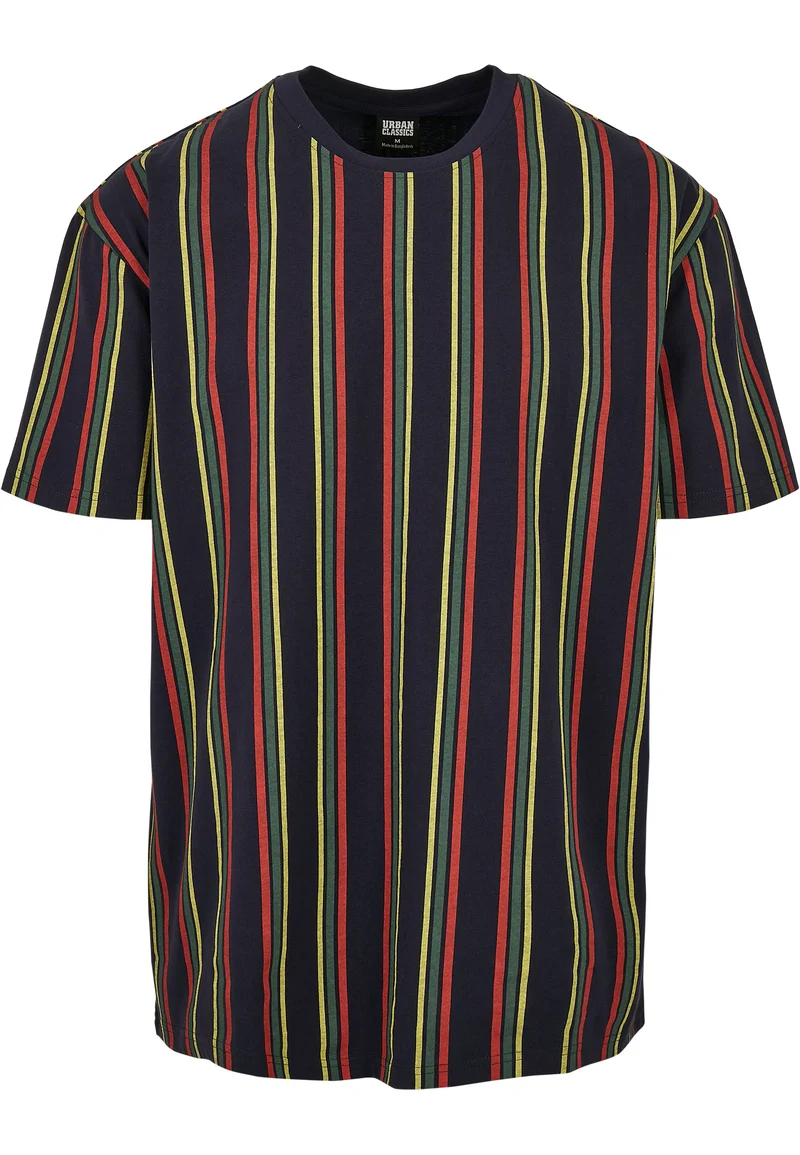 UC Printed Oversized Retro Stripe Tee