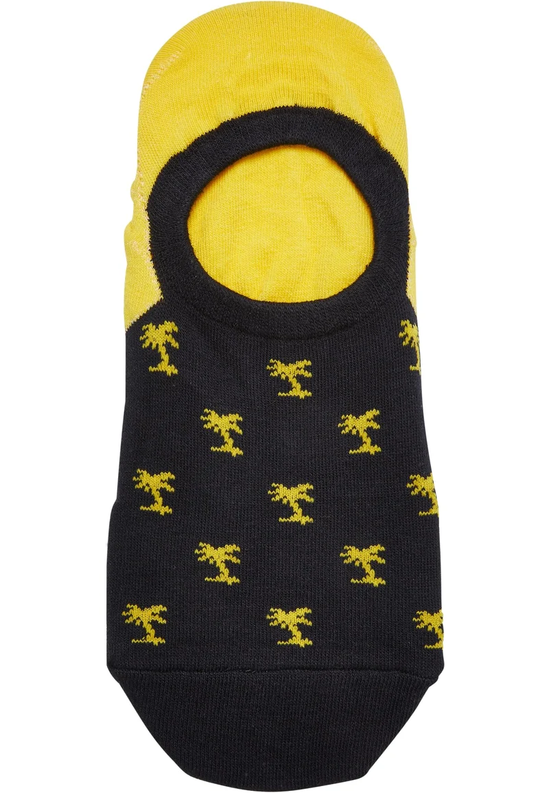 UC Reccyled Yarn Invisbile Palmtree Socks 4-Pack