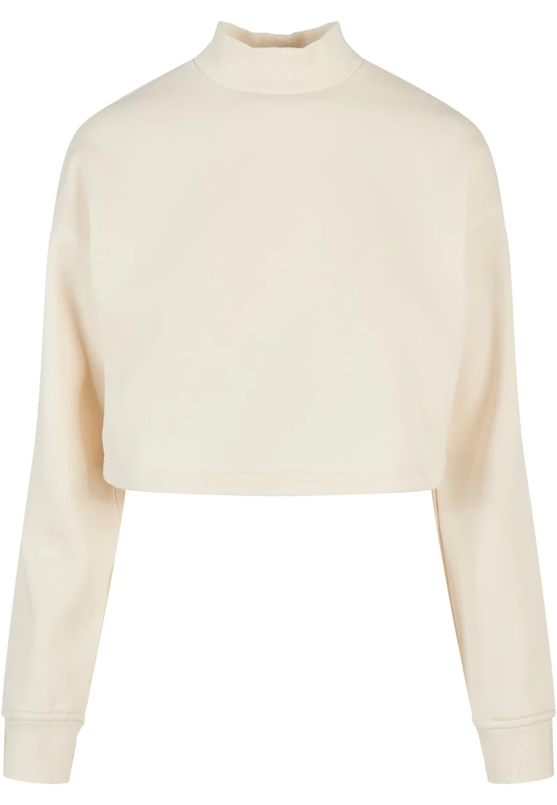 UC Cropped Oversized Sweat High Neck Crew