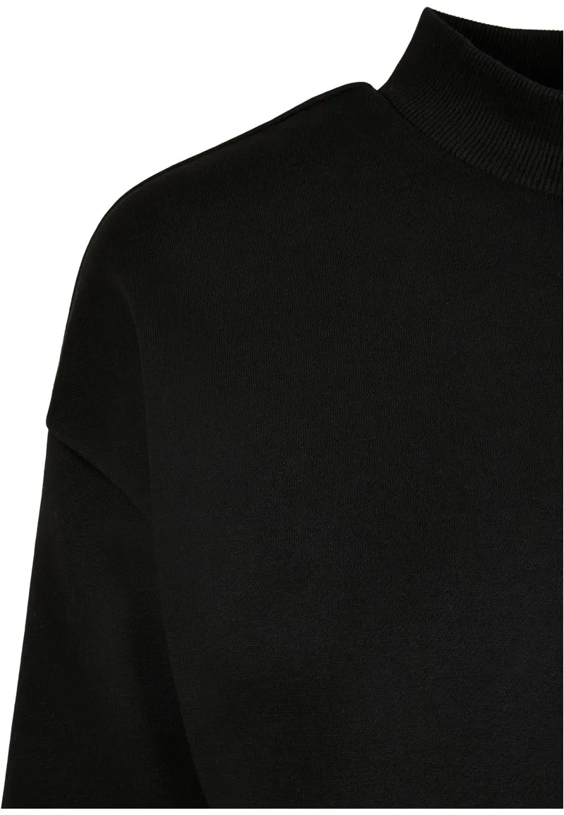 UC Cropped Oversized Sweat High Neck Crew