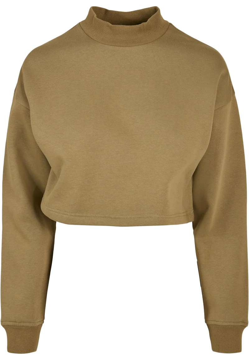 UC Cropped Oversized Sweat High Neck Crew
