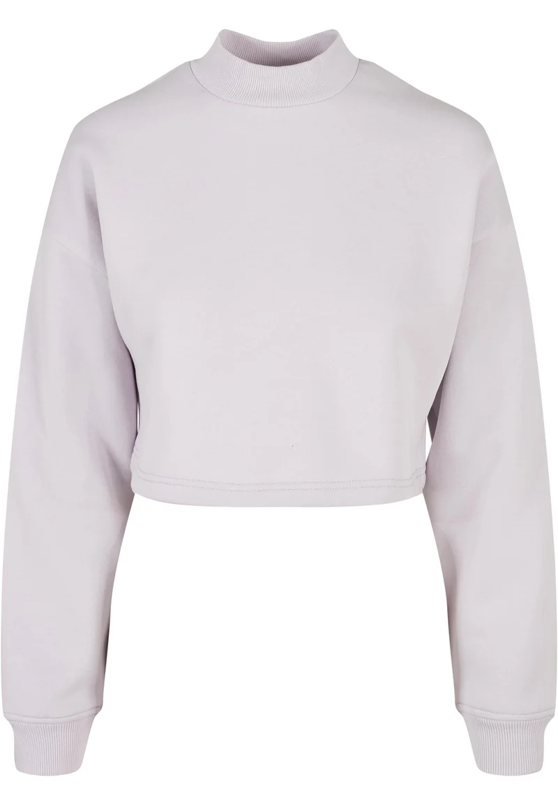 UC Cropped Oversized Sweat High Neck Crew