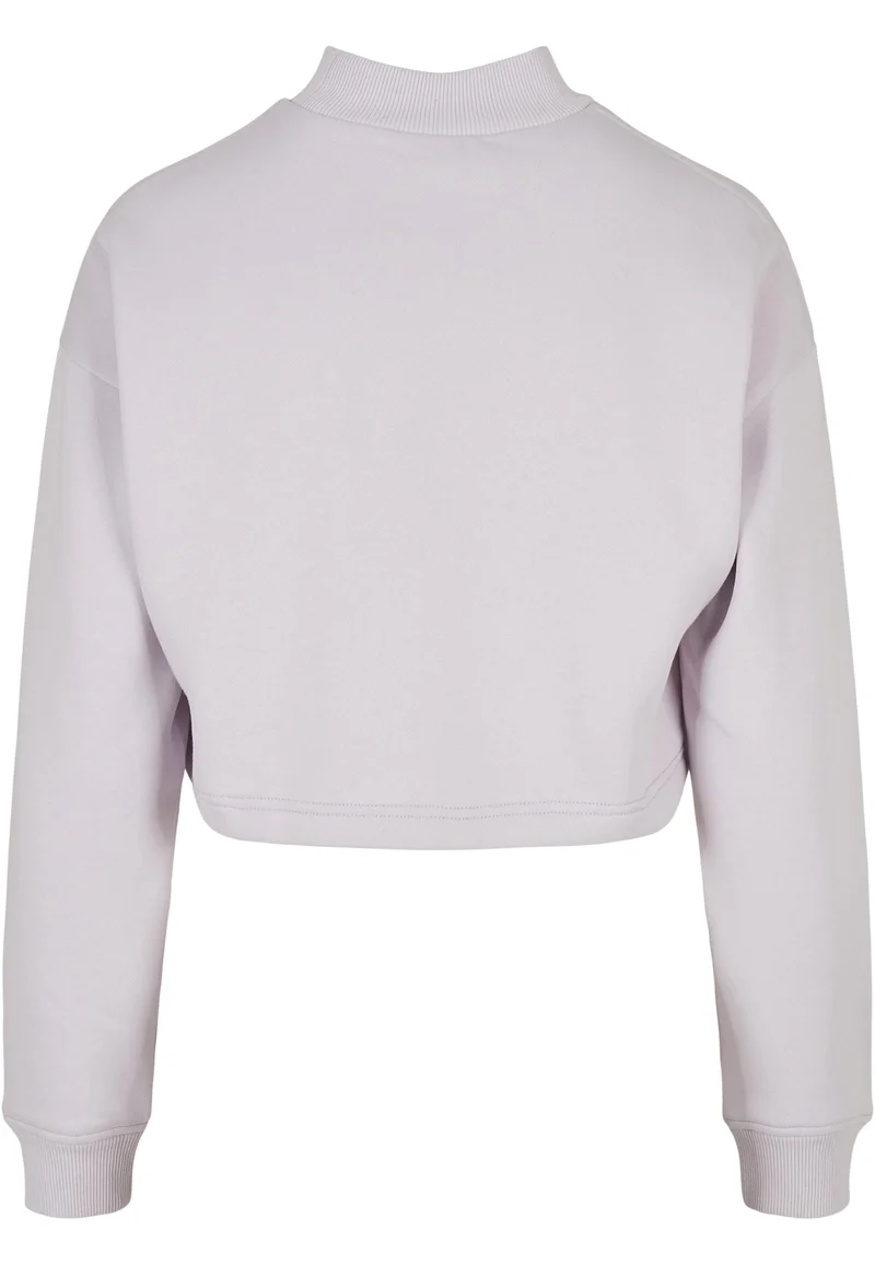 UC Cropped Oversized Sweat High Neck Crew