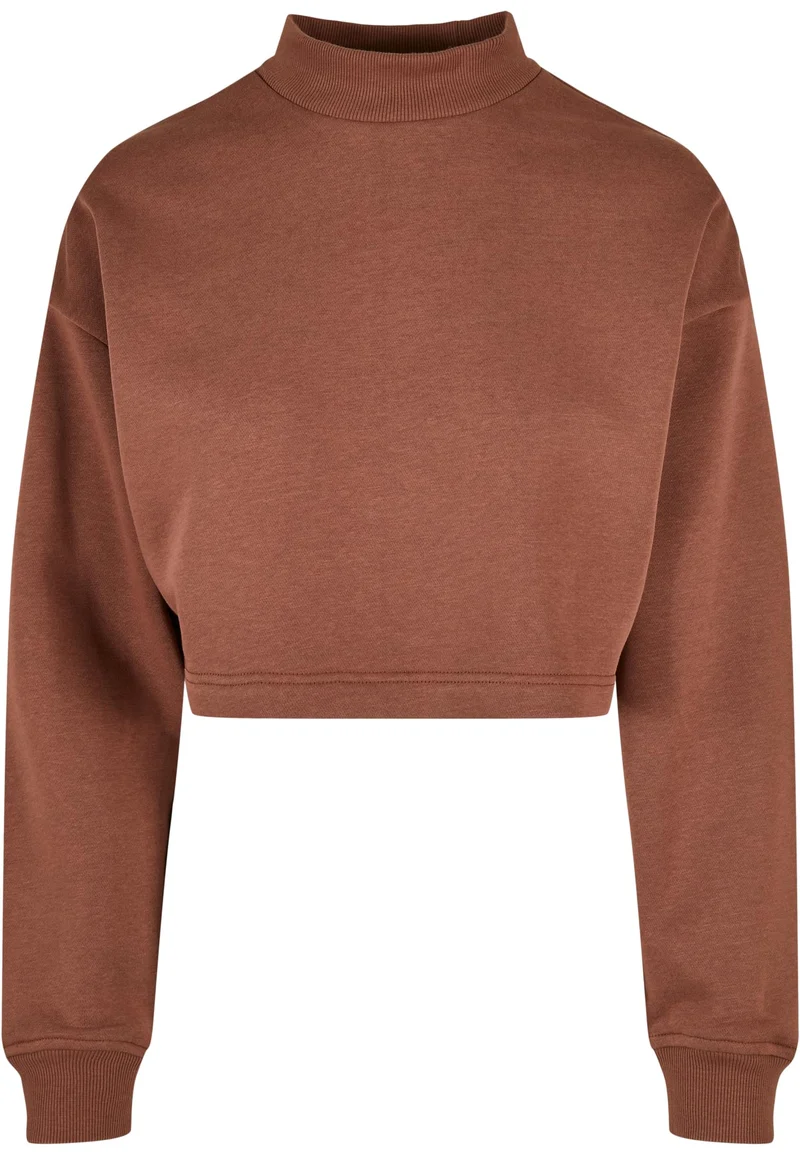 UC Cropped Oversized Sweat High Neck Crew