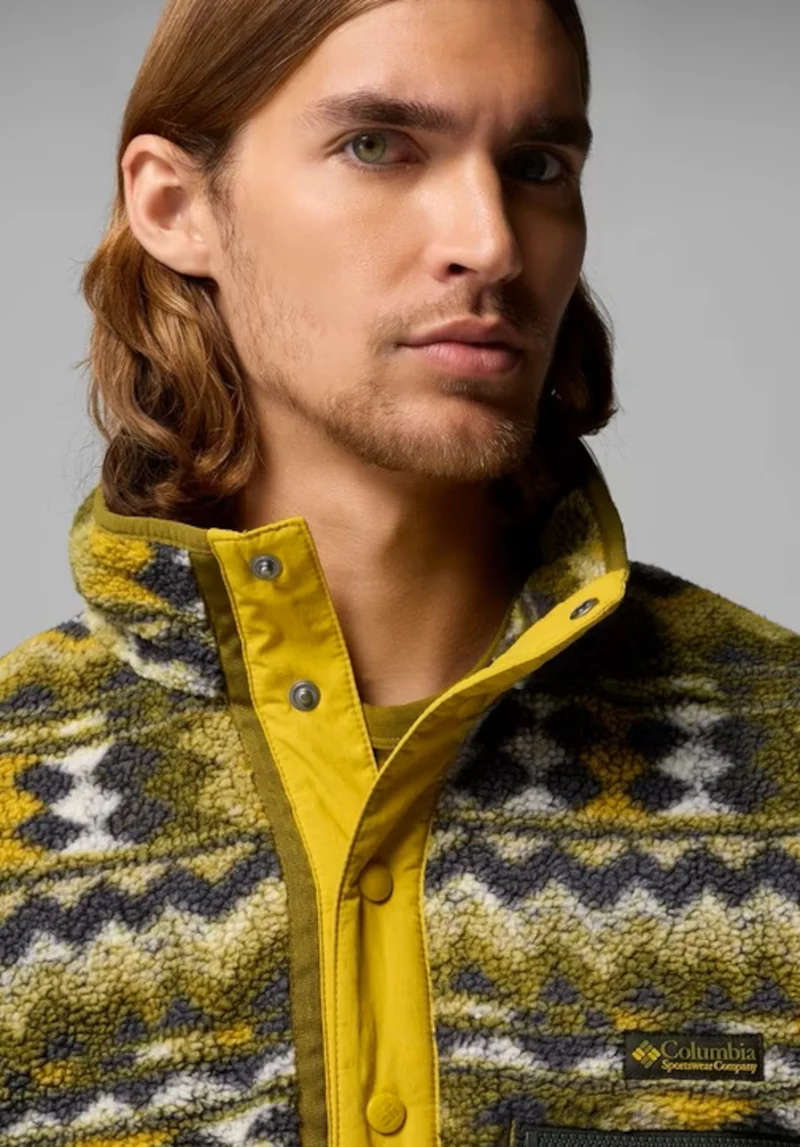 Helvetia II Printed Half Snap Fleece