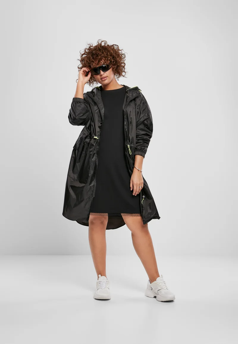 UC Boxy Lace Hem Tee Dress