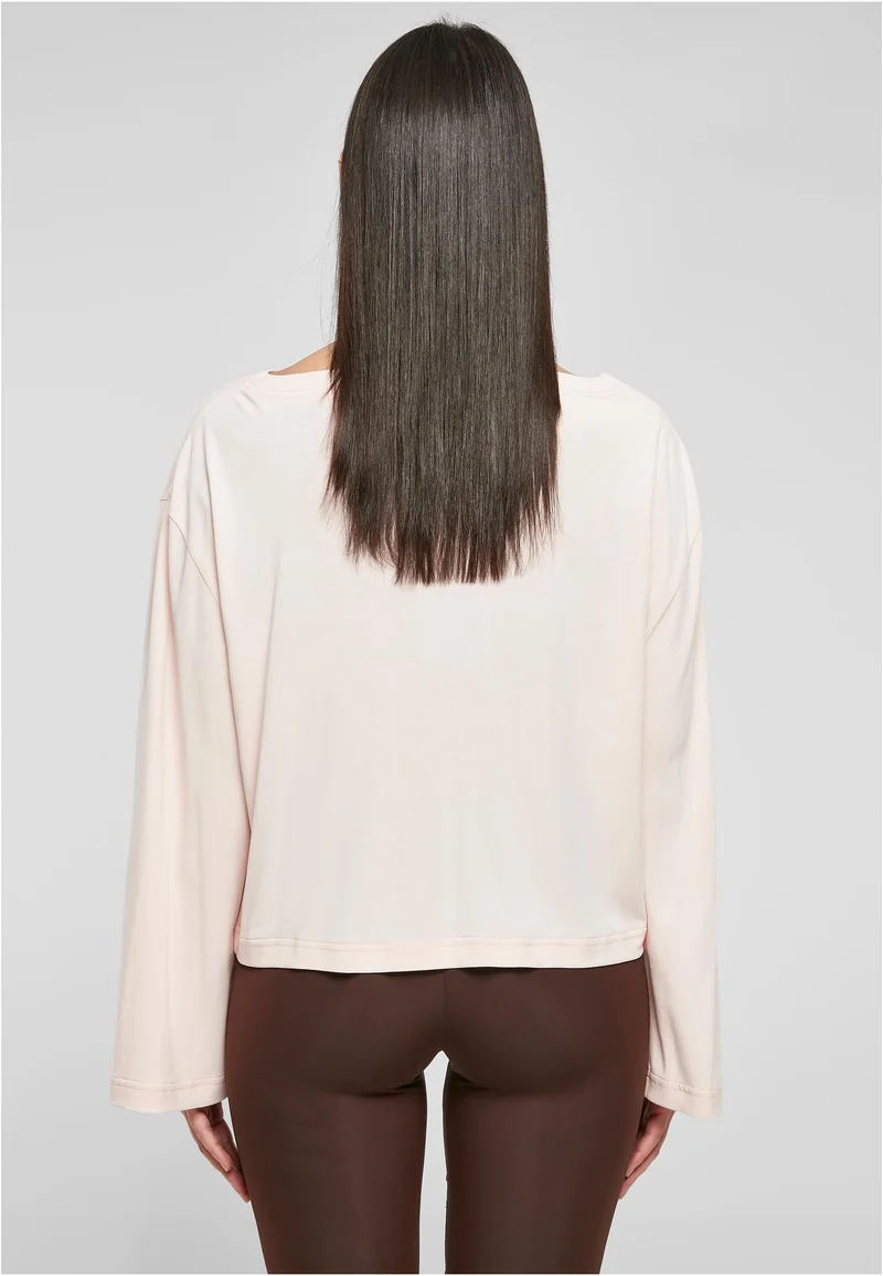 UC Short Modal Bateau Necklinie Longsleeve