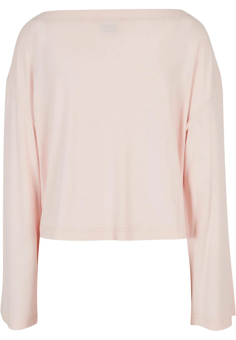 UC Short Modal Bateau Necklinie Longsleeve