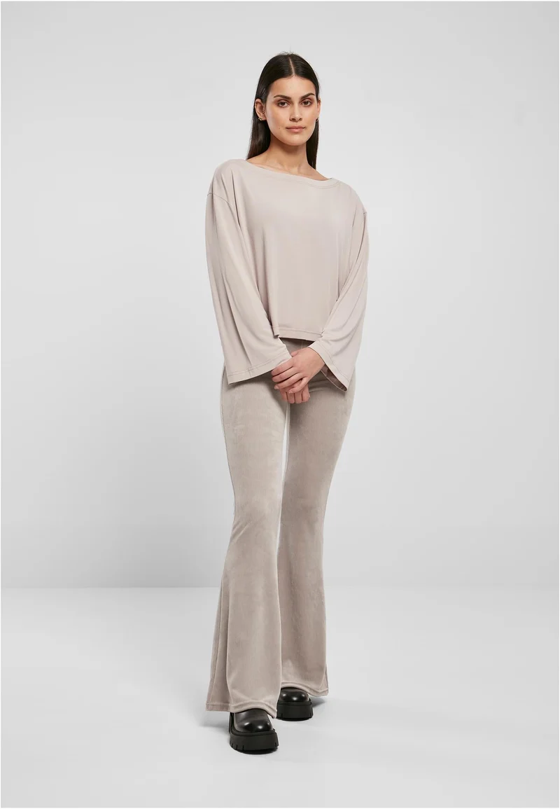 UC Short Modal Bateau Necklinie Longsleeve