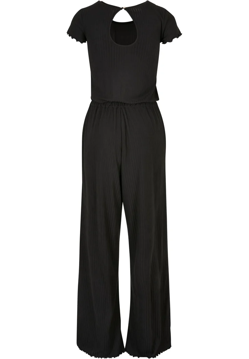 UC Rib Wid Leg Jumpsuit