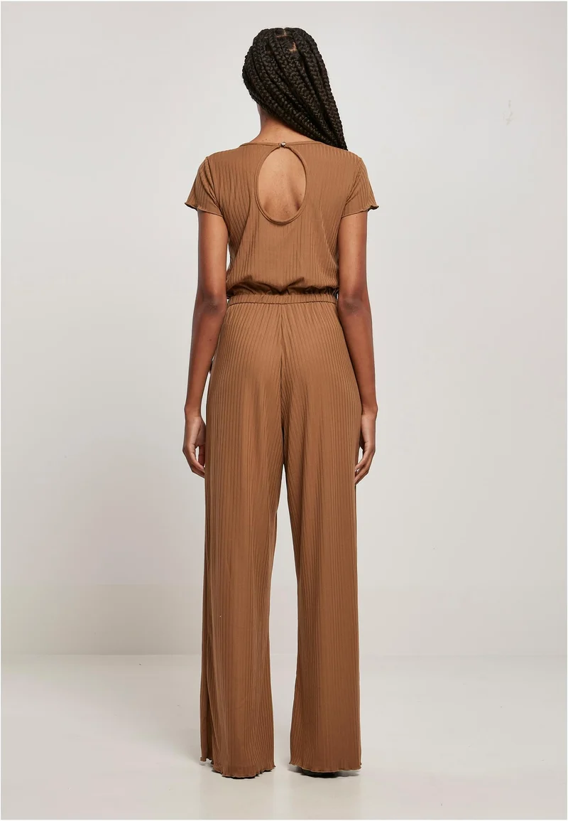 UC Rib Wid Leg Jumpsuit