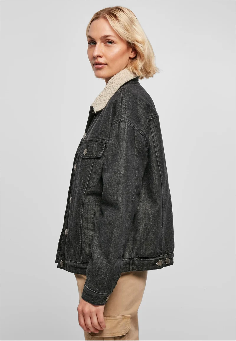 UC Oversized Sherpa Denim Jacket