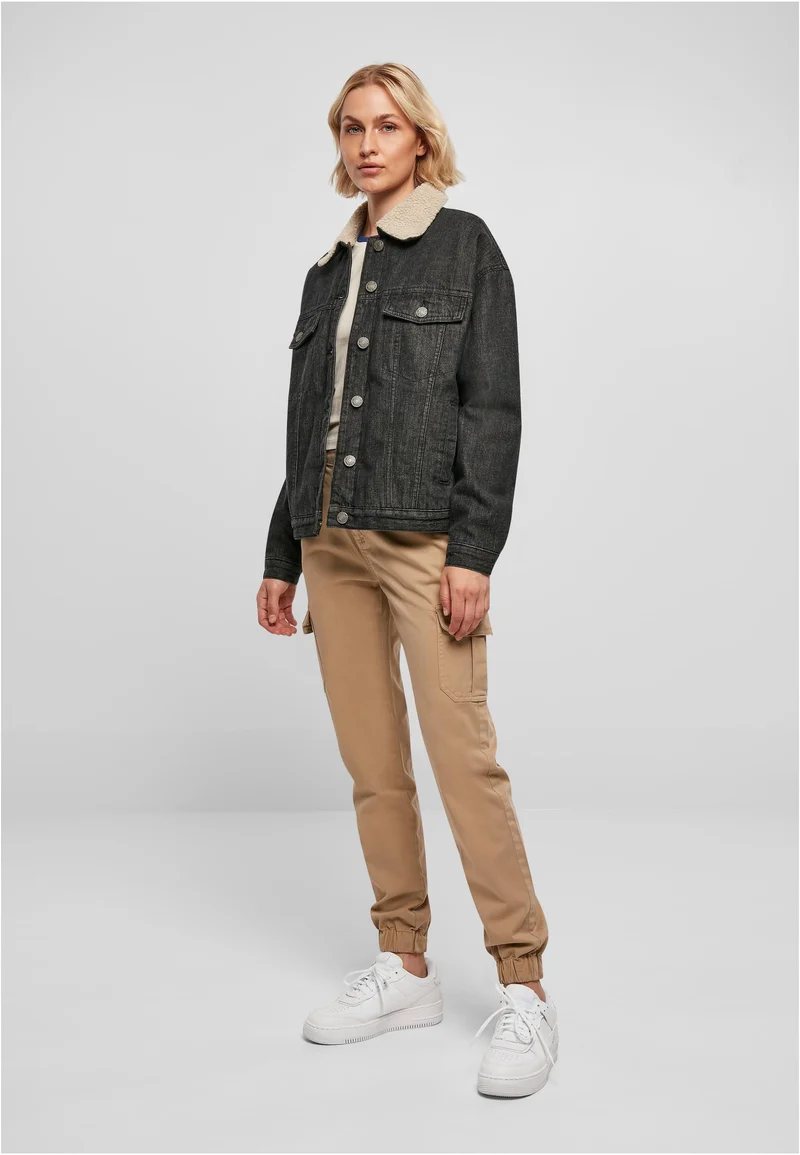 UC Oversized Sherpa Denim Jacket